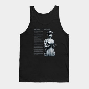 Madam C.J. Walker - Black History Legend Tank Top